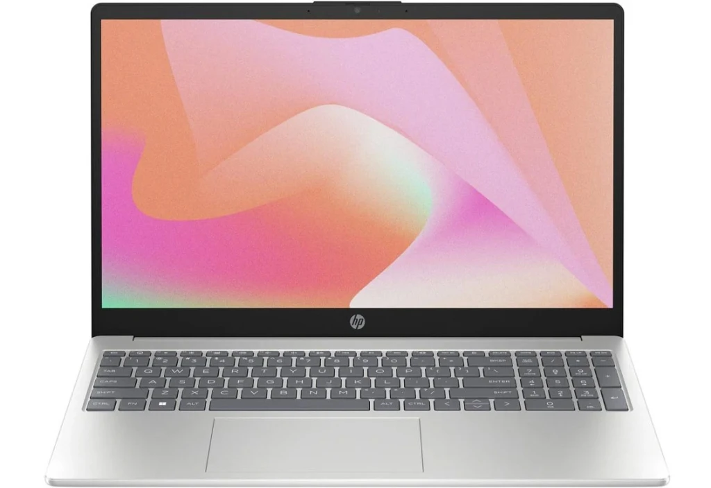 HP 15 | 15-fc0217nw | Silver | 15.6 " | IPS | FHD | 1920 x 1080 pixels | AMD Ryzen 7 | 5825U | 16 GB | DDR4 | Solid-state drive capacity 512 GB | Intel Graphics | Windows 11 Home | 802.11ax | Keyboard language English