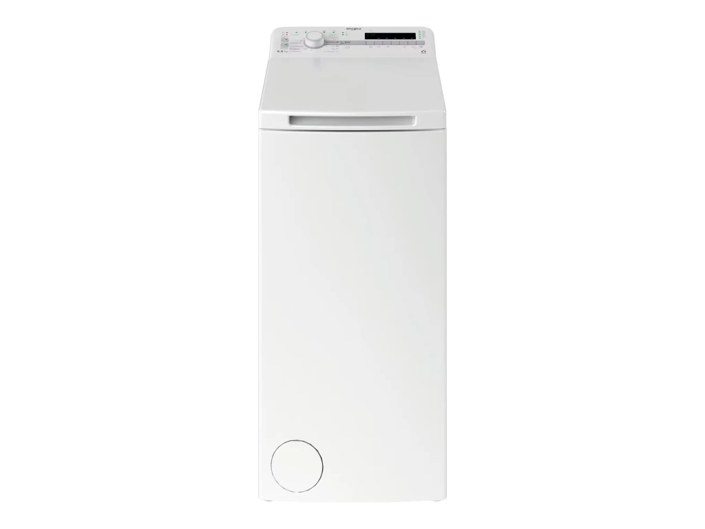 Whirlpool TDLR 55140S Washing machine, C, Top loading, Washing capacity 5.5 kg, 1051 RPM, Depth 60 cm, White | Whirlpool