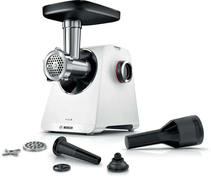 Bosch MFWS607W Meat mincer, Power 2100 W, White