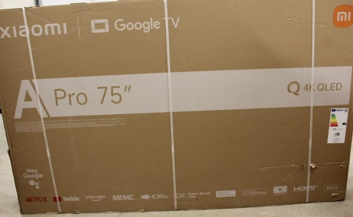 SALE OUT. Xiaomi QLED TV A Pro 2026 | 75 | Smart TV | Google TV | 4K UHD | DAMAGED PACKAGING