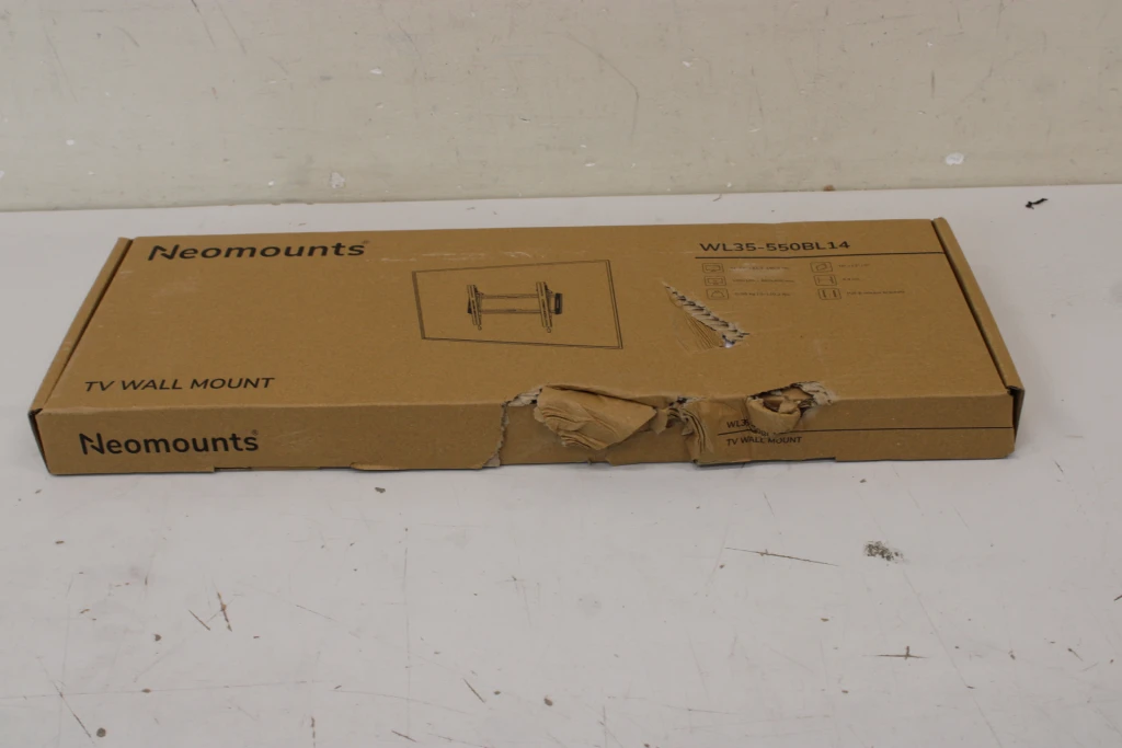 SALE OUT. Neomounts LEVEL-550 WL35-550BL14 Tiltable TV mount wall - 32-75" - max 60 kg - VESA 100x100-400x400 - d 3,3 cm - Easy Install-mode | Neomounts Wall mount | WL35-550BL14 TV mount wall | Tilt | 32-75 " | Maximum weight (capacity) 50 kg | DAMAGED PACKAGING | Black