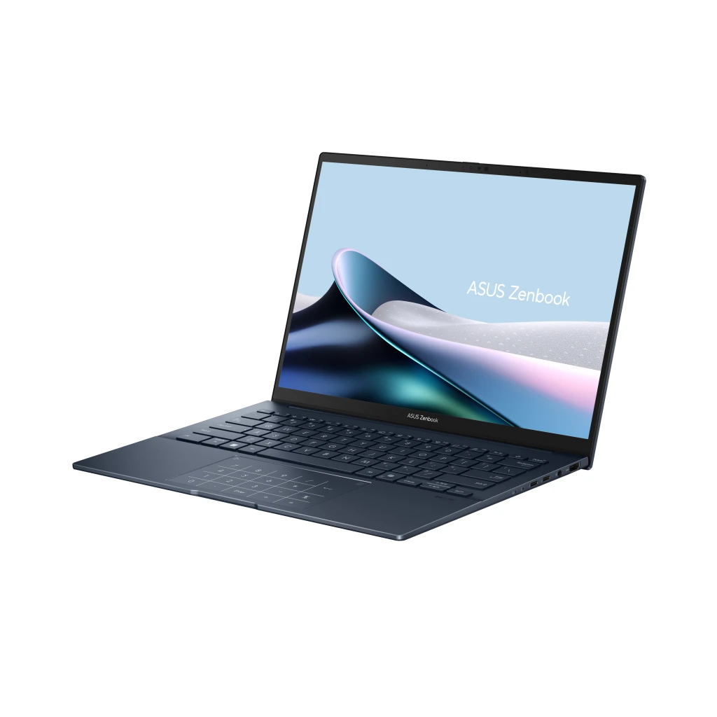 Asus Zenbook 14 UX3405CA-SU1294W | Ponder Blue | 14 " | OLED | Touchscreen | 3K | 2880 x 1800 pixels | Glossy | Intel Core Ultra 7 | 255H | 32 GB | LPDDR5X | Solid-state drive capacity 1000 GB | Intel Arc Graphics | Windows 11 Home | 802.11be | Bluetooth version 5.4 | Keyboard language US international | Keyboard backlit | Warranty 24 month(s) | Ba