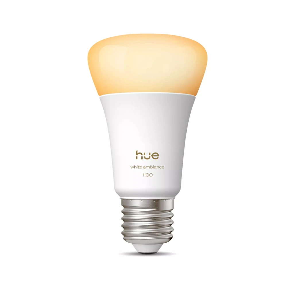 Philips Hue WA 1100 A60 1P EU | E27 | 8.1 W | Warm to cool white light | Bluetooth and Zigbee