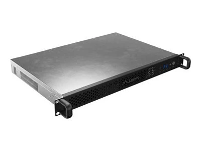 Lanberg Rackmount server chassis ITX 300/10 19"/1U | SC01-3001-10B | Black