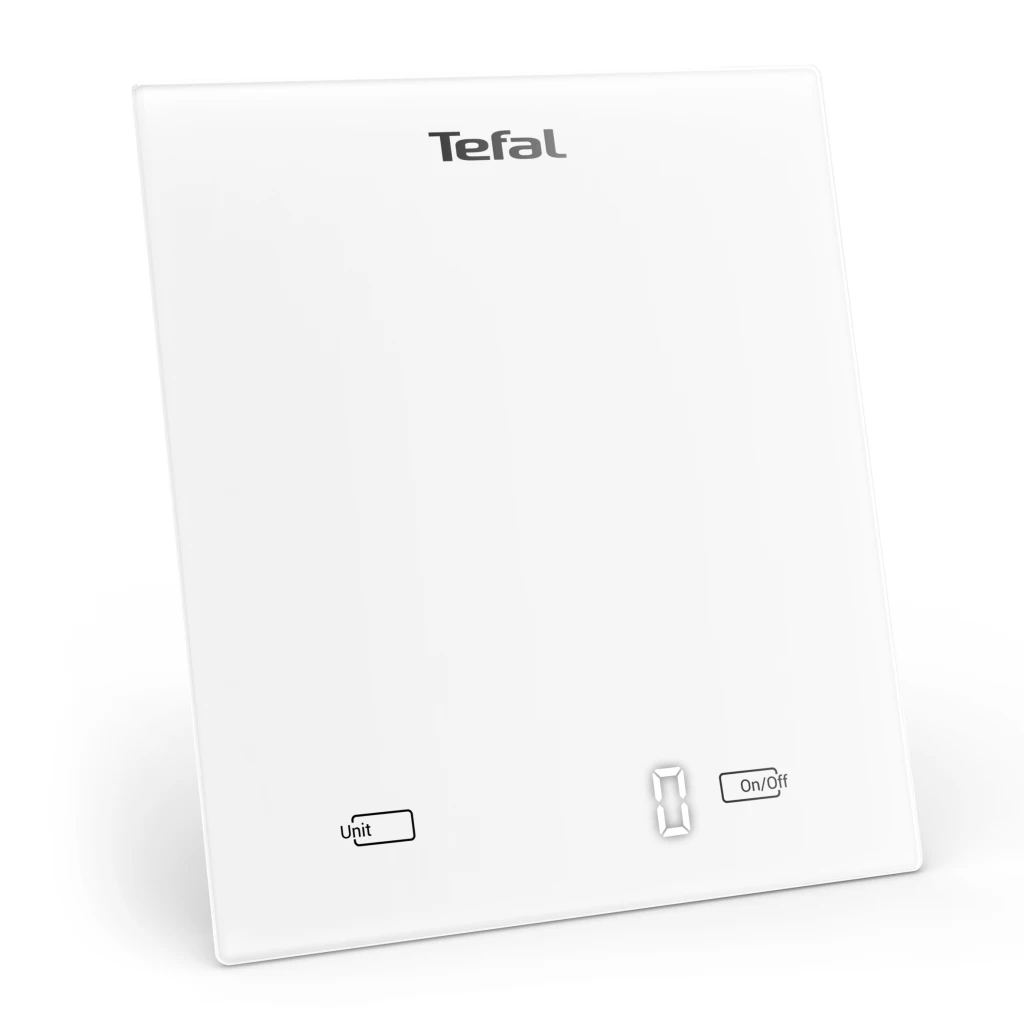 TEFAL Digital Kitchen Scale | Essential BC5504V0 | Graduation 1 g | White