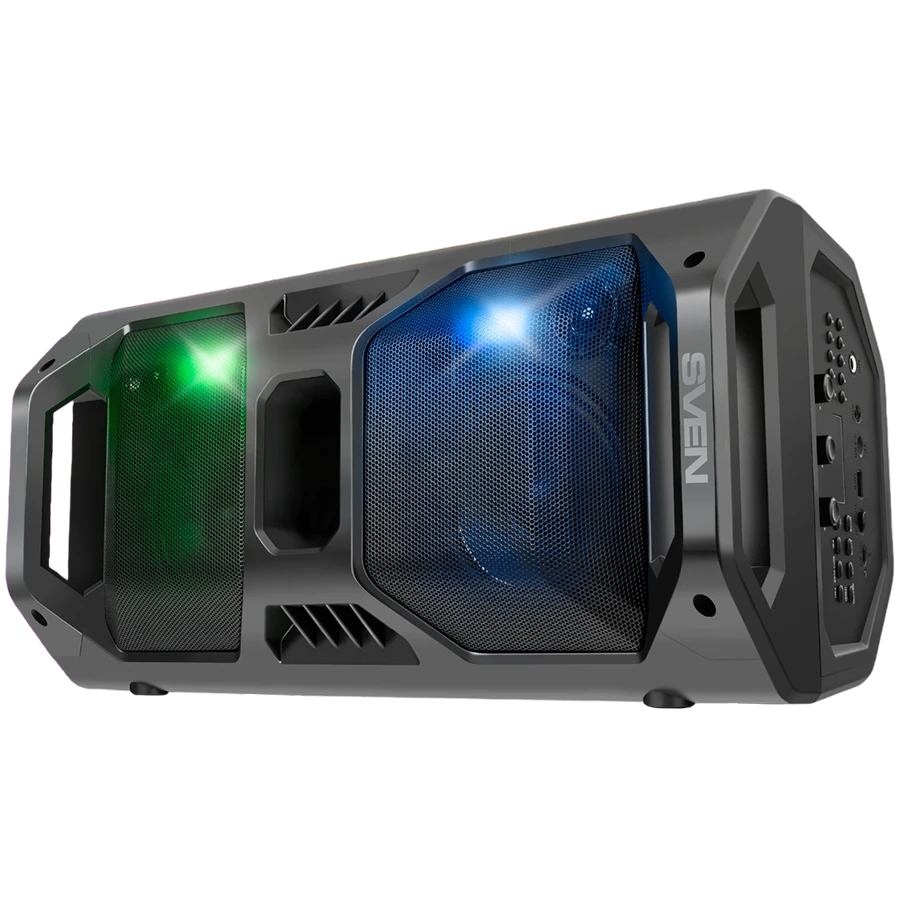 Speaker SVEN PS-600, black (50W, TWS, Bluetooth, FM, USB, microSD, LED-display, 4000mAh)