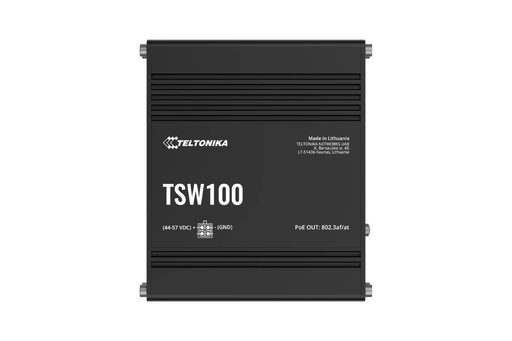 Teltonika Ethernet Switch | TSW100 | Unmanaged | Wall-mountable