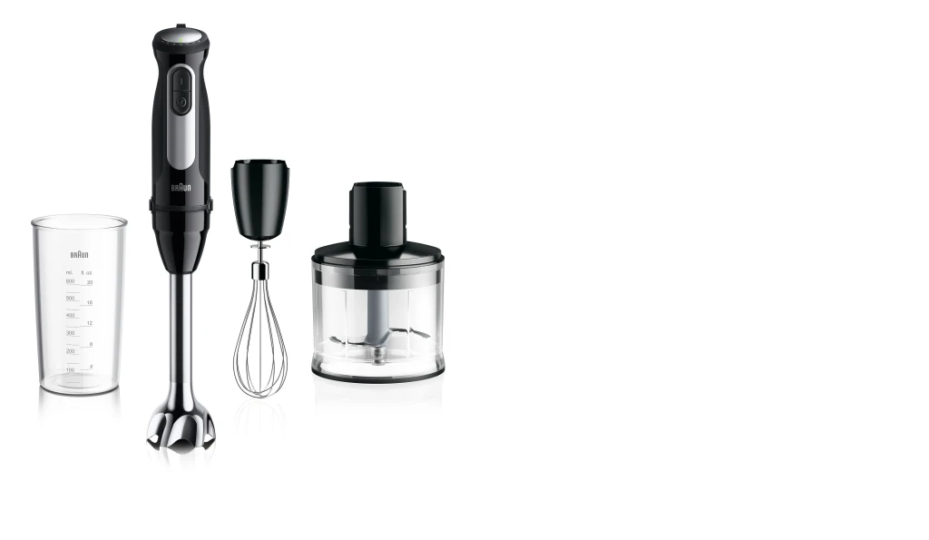 Braun Hand Blender | MQ55236M MultiQuick 5 Pro | Hand Blender | 750 W | Number of speeds 25 | Turbo mode | Black