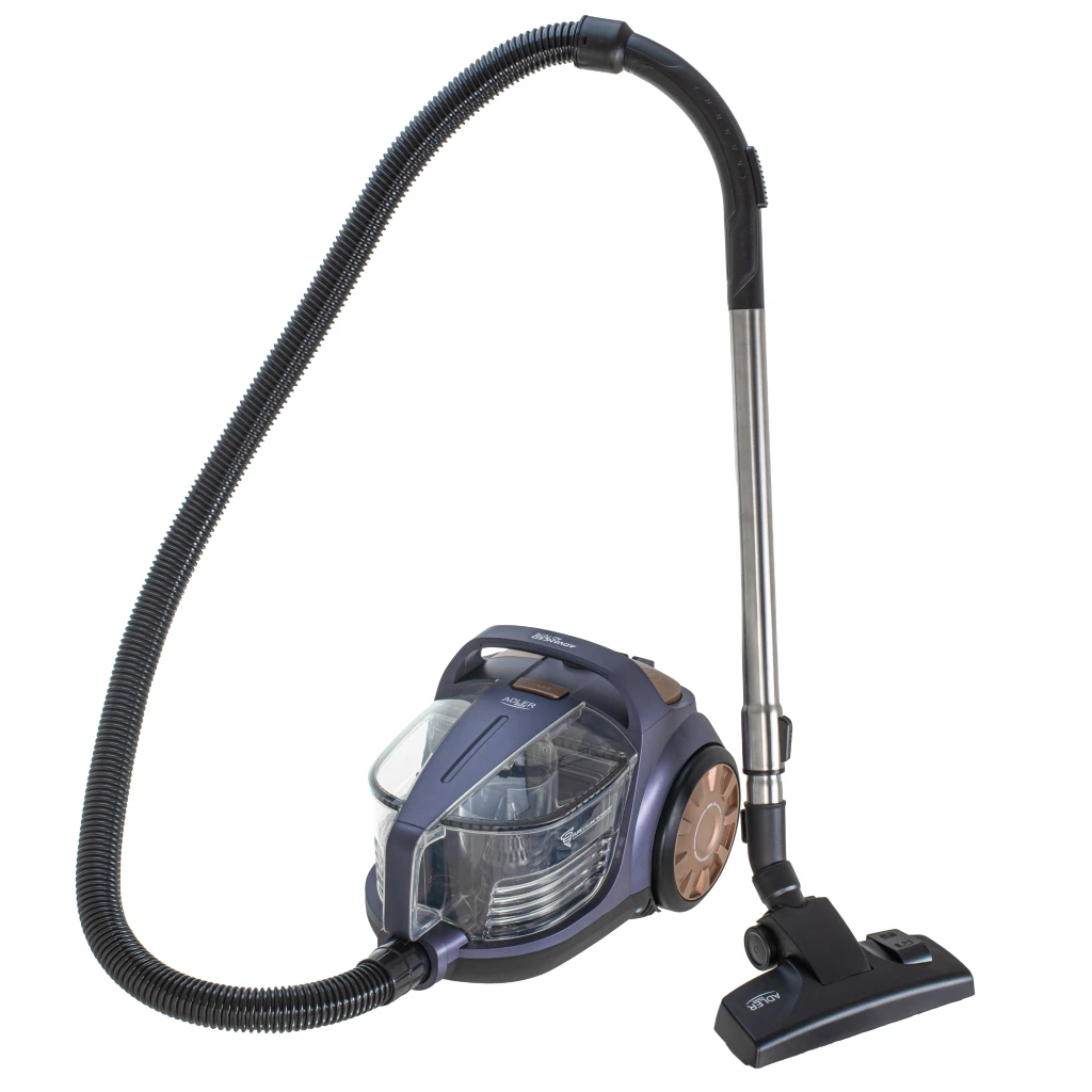 Adler Cyclone Vacuum Cleaner | AD 7076 | Bagless | Power 3000 W | Dust capacity 3.5 L | Violet