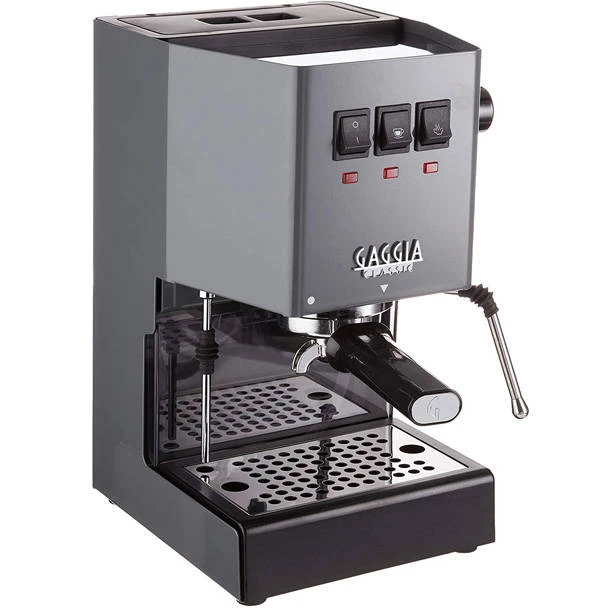 Gaggia | Coffee Maker | RI9481/16 Classic E24 | Pump pressure 15 bar | Built-in milk frother | Semi-automatic | Industrial Grey