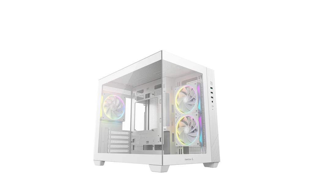Deepcool Case | CG330 3F WH | White | Micro ATX