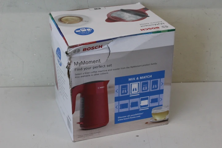 SALE OUT.  | Bosch Kettle | TWK2M164 MyMoment | Electric | 2400 W | 1.7 L | Plastic | 360° rotational base | Red | DAMAGED PACKAGING