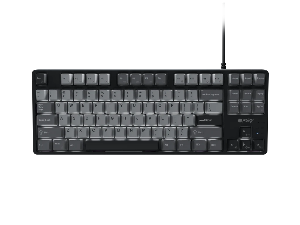 Fury | Kanabo K2 | Gaming Keyboard | Wired | US | Black/Gray | USB Type-A | Linear