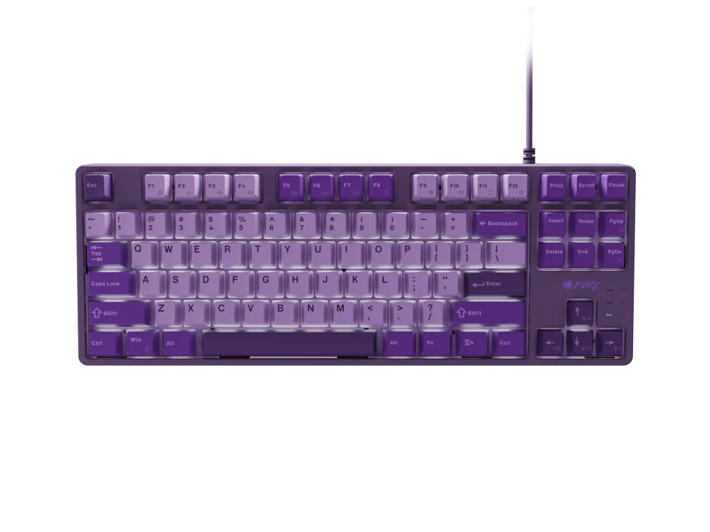 Fury | Kanabo K2 | Gaming Keyboard | Wired | US | Purple | USB Type-A | Linear