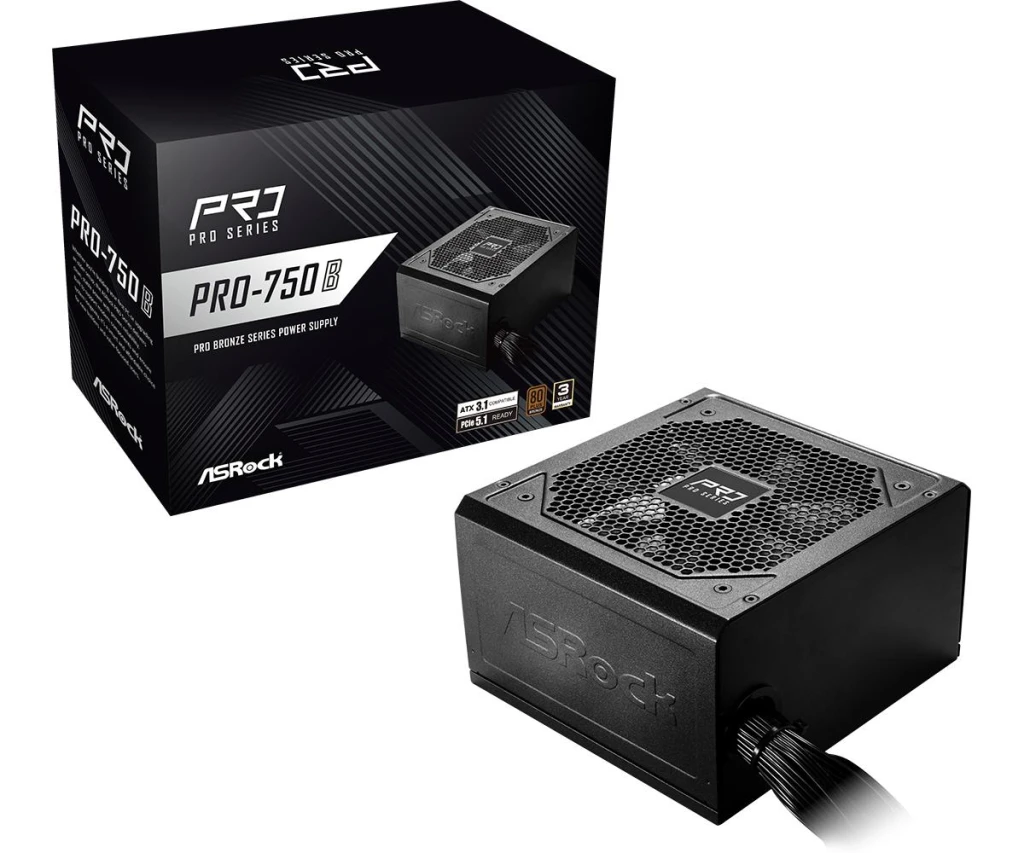 Power Supply|ASROCK|ATX|PC|100 - 240 V|750 W|PRO-750B
