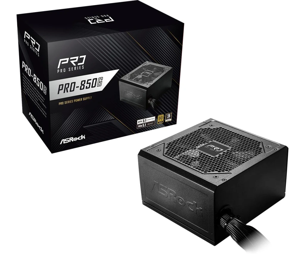 Power Supply|ASROCK|ATX|PC|100 - 240 V|850 W|PRO-850G