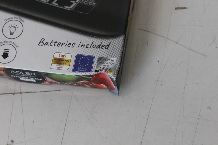 SALE OUT. Adler Kitchen Scale | AD 3183b | Graduation 1 g | Black | DAMAGE PACKAGING
