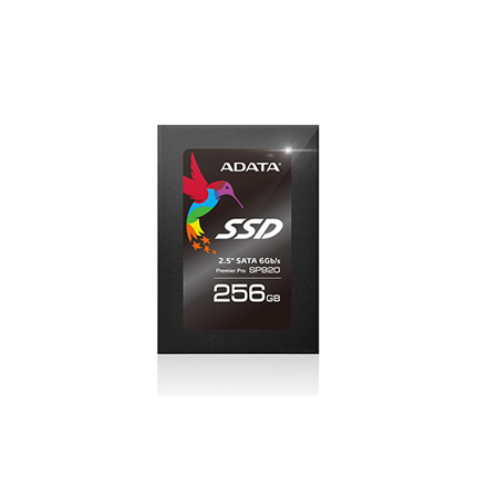 ADATA Premier Pro SP920 256 GB, SSD form factor 2.5&quot;, SSD interface SATA, Write speed 320 MB/s, Read speed 540 MB/s