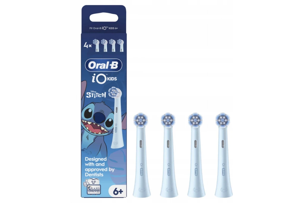 Oral-B Replacement brush heads | iO kids Refills Stitch | Heads | For kids | Number of brush heads included 4
