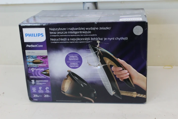 SALE OUT. Philips GC9682/80 PerfectCare Elite Plus Ironing system, Continuous steam 165 g/min, Water tank 1.8 L, Black | Philips PerfectCare Elite Ironing system | GC9682/80 | Iron | 2700 W | Water tank capacity 1800 ml | Continuous steam 165 g/min | Black | DAMAGED PACKAGING