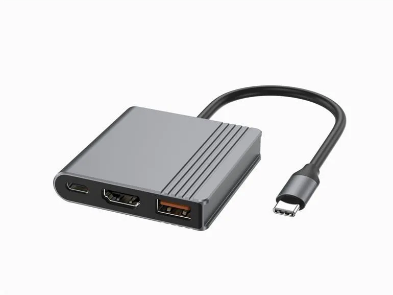 I/O ADAPTER USB-C TO HDMI/USB3/3IN1 A-CM-COMBO3-05 GEMBIRD