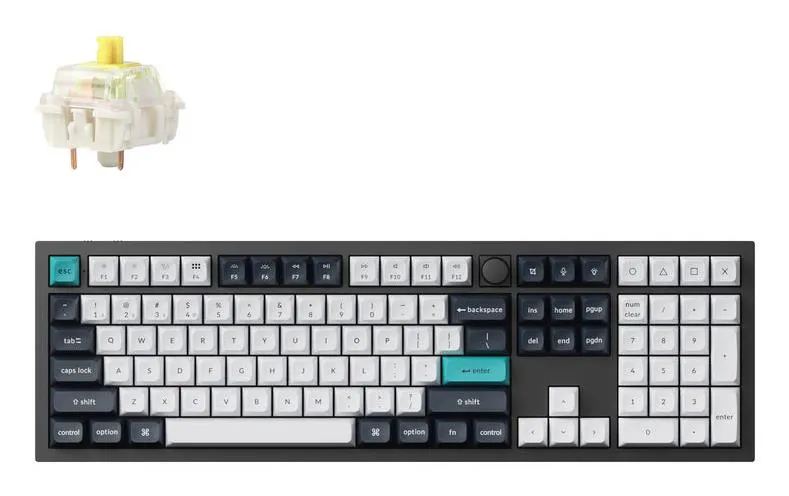 KEYBOARD WRL Q6 MAX RGB/CARBON BLACK Q6M-M4 KEYCHRON