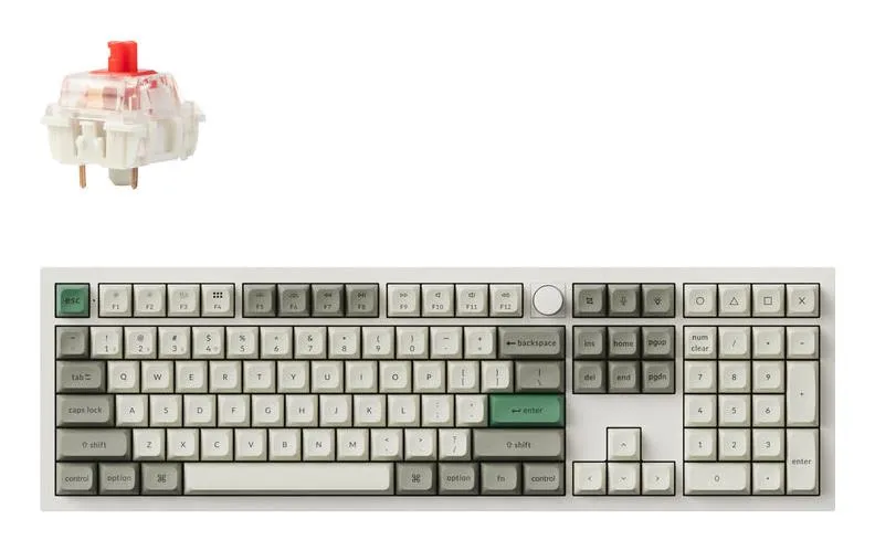 KEYBOARD WRL Q6 MAX RGB/SHELL WHITE Q6M-P1 KEYCHRON