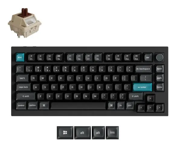 KEYBOARD WRL Q1 ULTRA/BLACK Q1U-M3 KEYCHRON