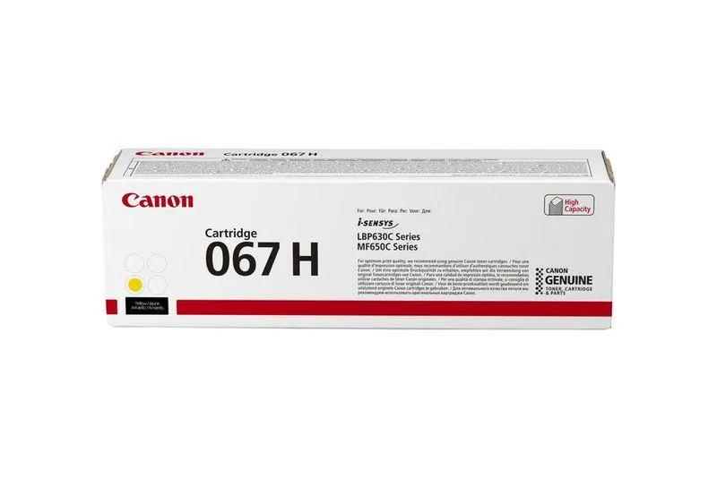 Canon 067H toonerikassett 1 tk Originaal Kollane