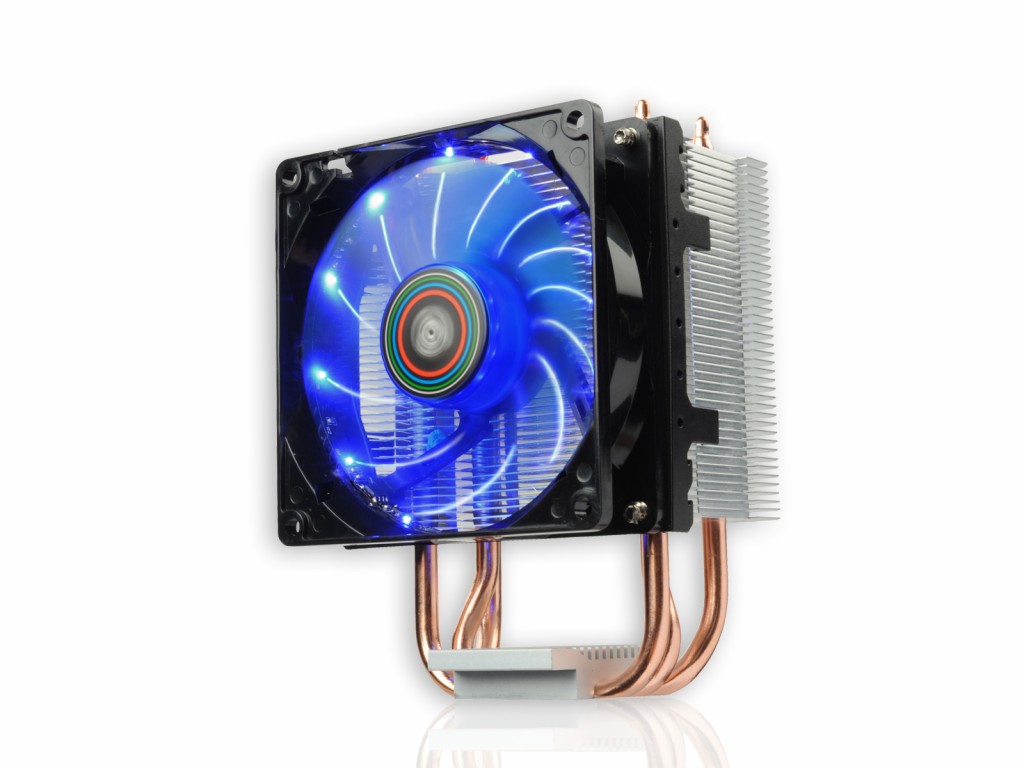 Enermax ETS-N30-TAA universal cpu cooler, 3 heat pipes, 92 mm Blue LED PWM fan, Intel: LGA 20xx/1366 / 115x/ 775, AMD: FMx+/AMx  Cooler,  TDP 150 W