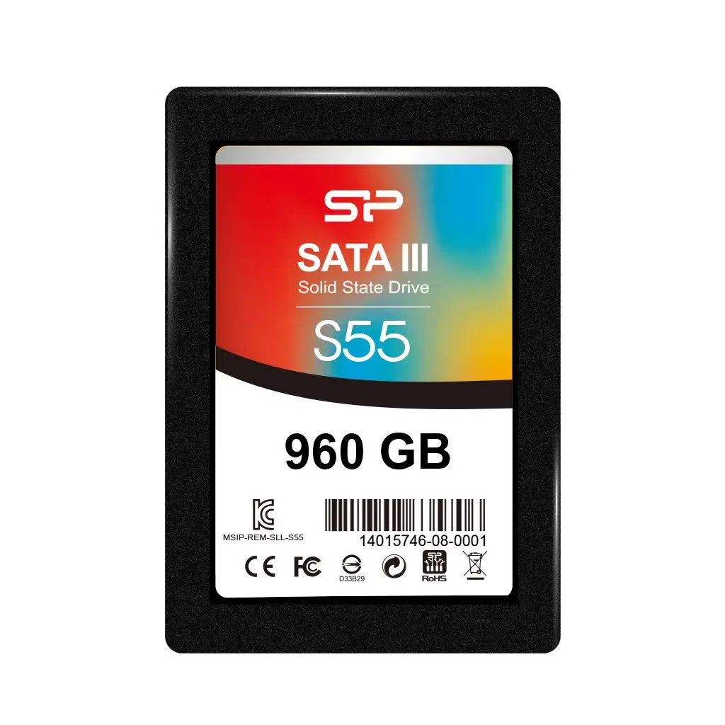 Silicon Power | Slim S55 | 960 GB | SSD form factor 2.5" | Solid-state drive interface Serial ATA III