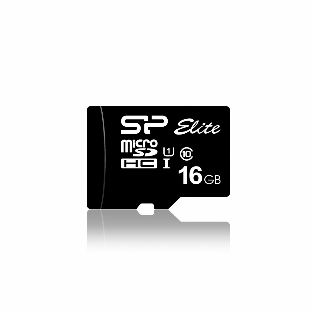 Silicon Power Elite UHS-I 16 GB MicroSDHC Flash memory class 10 SD adapter