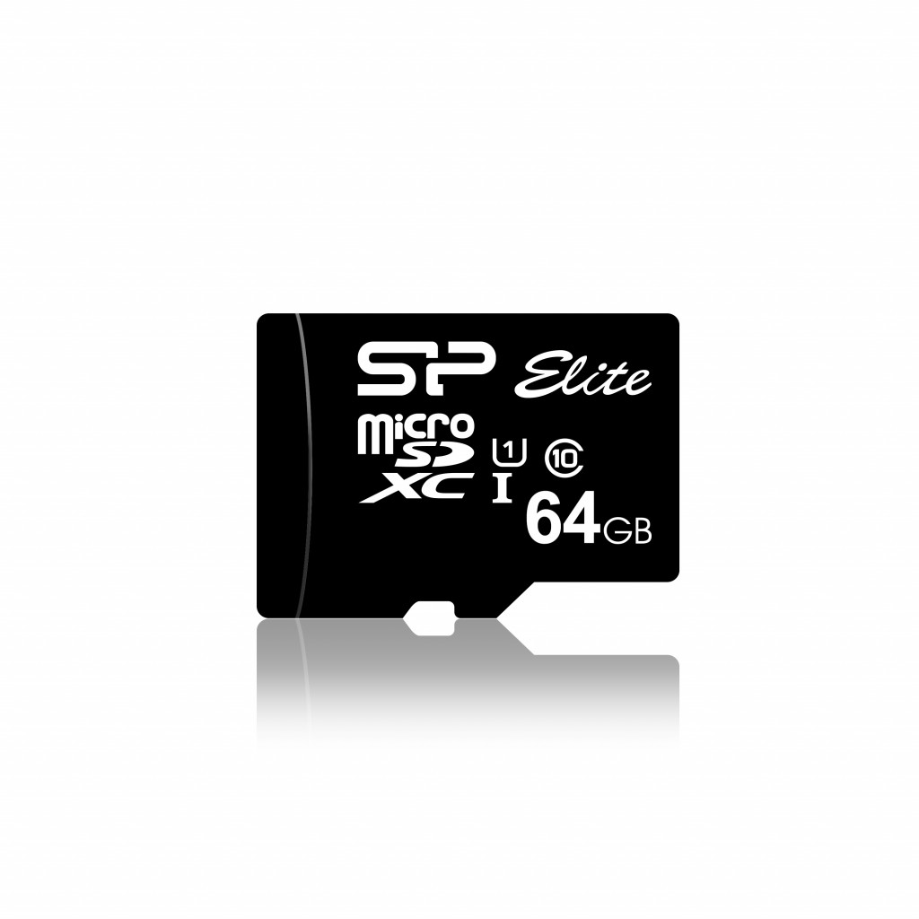 Silicon Power Elite UHS-I 64 GB MicroSDXC Flash memory class 10 SD adapter