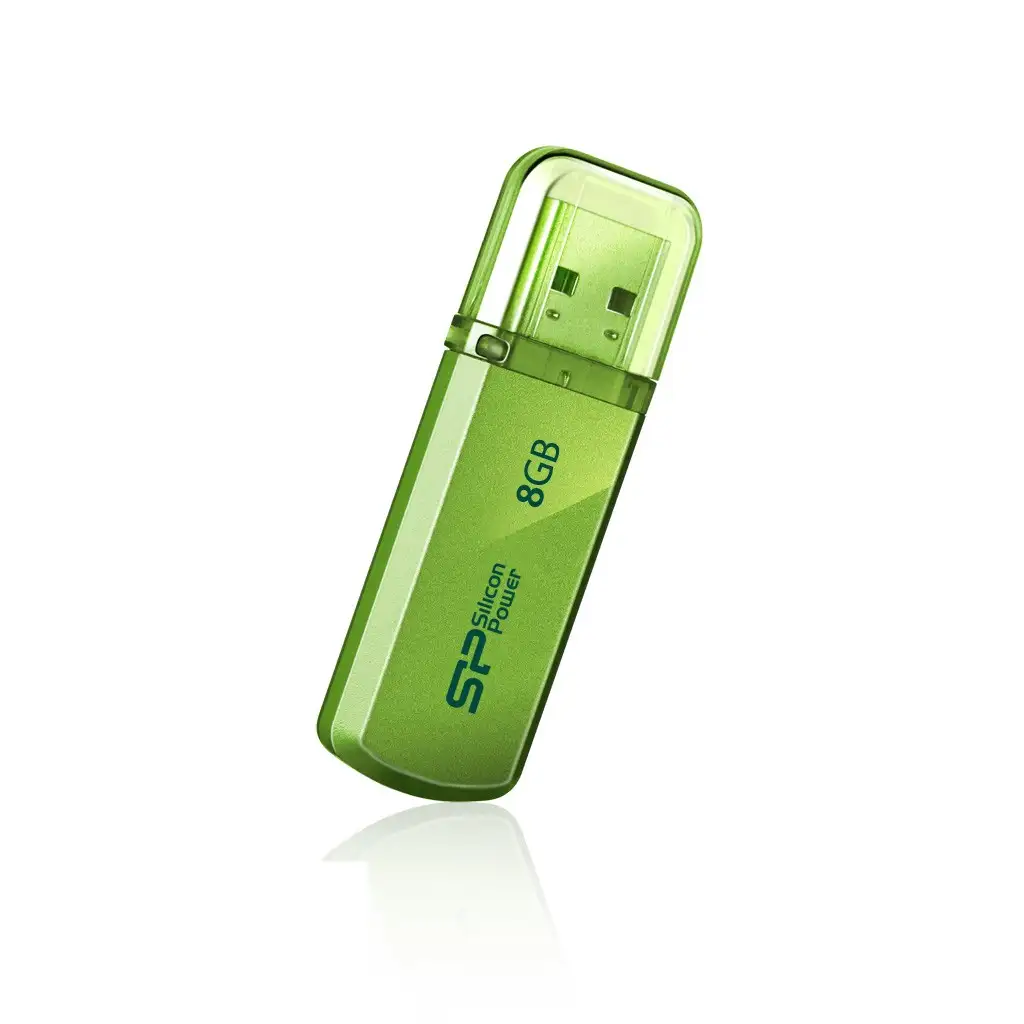 Silicon Power | Helios 101 | 8 GB | USB 2.0 | Green