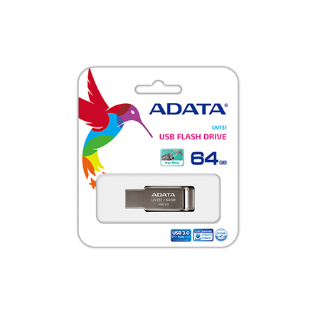 ADATA UV131 64 GB, USB 3.0, Grey