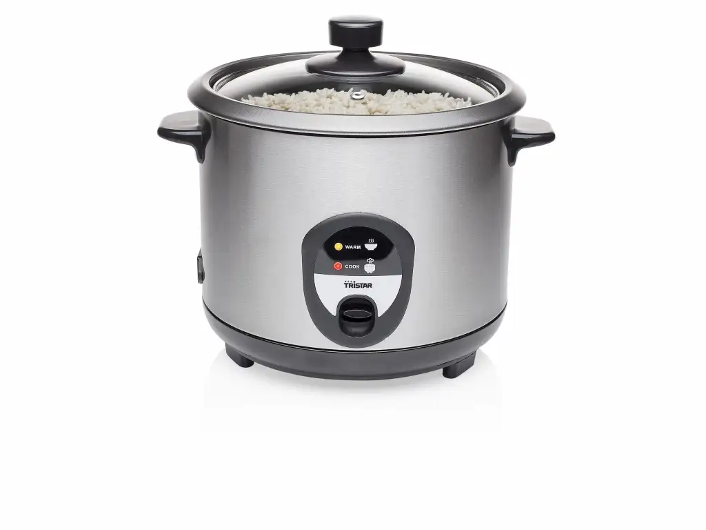 Tristar | RK-6127 | Rice cooker | 500 W | Black/Stainless steel