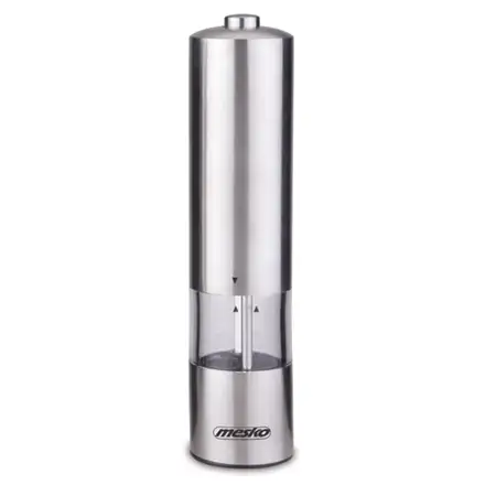 Mesko | Electric Pepper mill | MS 4432 | Power supply: 4 x batteries type AA | Stainless steel