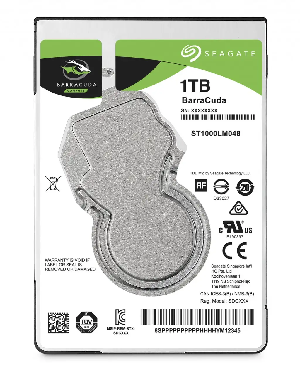 SEAGATE Barracuda 1TB HDD SATA 2.5inch
