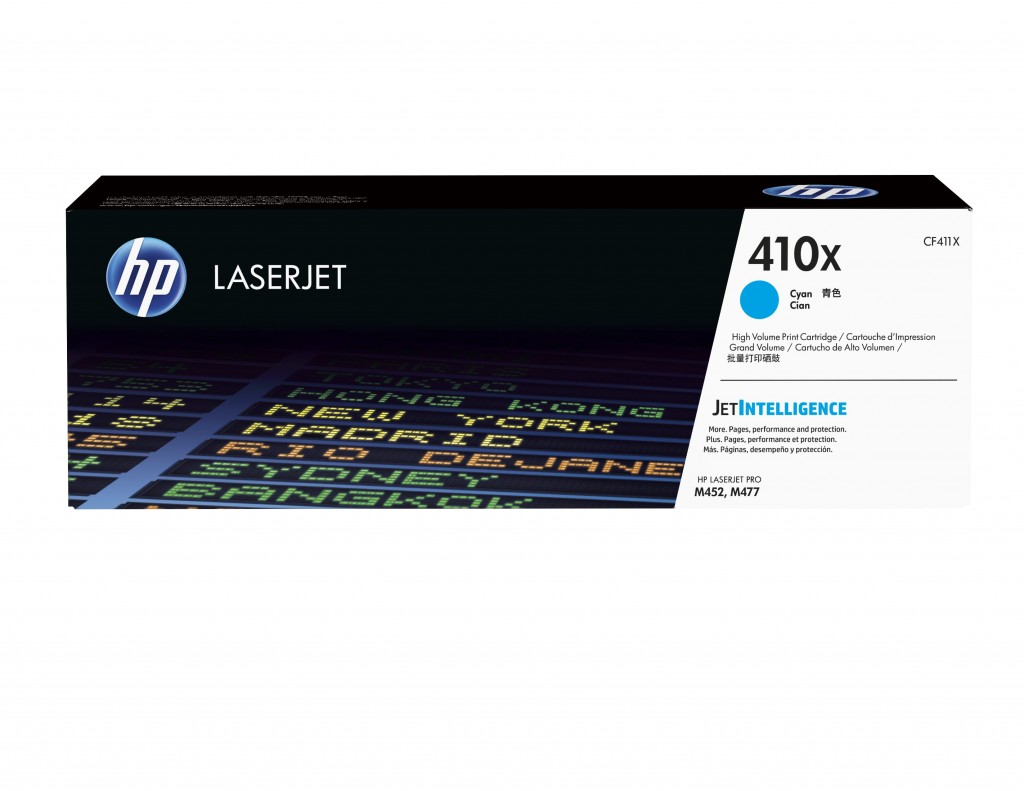 HP 411X Original Toner Cartridge cyan HY