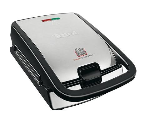 Tefal Snack Collection SW852D võileivagrill 700 W Must, Roostevaba teras