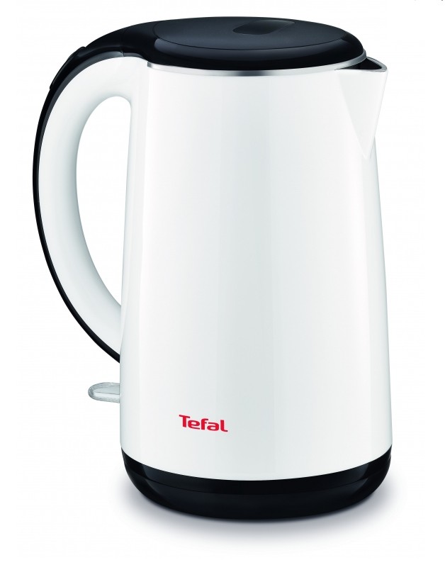 TEFAL | KO260130 | Standard kettle | 2400 W | 1.7 L | Stainless steel | 360° rotational base | White