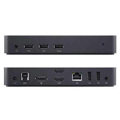 DELL 452-BBOT sülearvuti dokk ja pordireplikaator Juhtmega ühendatud USB 3.2 Gen 1 (3.1 Gen 1) Type-B Must