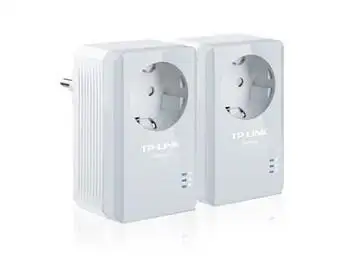 TP-Link TL-PA4010P KIT V5 elektriliinisidevõrgu võrguadapter 600 Mbit/s Ethernet LAN Valge 2 tk